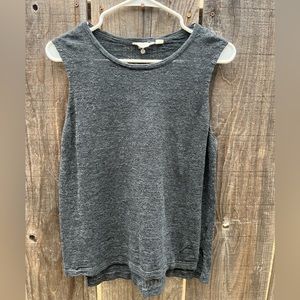 Lucky Brand gray knit sleeveless top